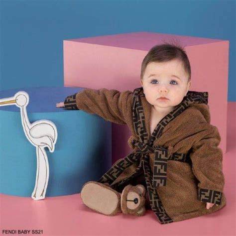 fendi baby bath robe|fendi baby.